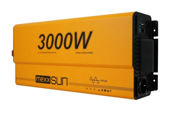 Mexxsun Tam Sinüs Ups (REMOTE EKRAN) 12v 3000w İnverter - 3