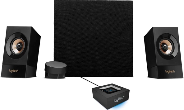 Logitech Z533 Multimedya Hoparlör Siyah 980-001054 + Bluetooth Adaptör
