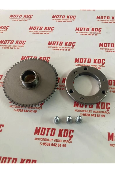 Motosiklet CG 125 cc Marş Kitleme Komple 3 Bilyalı
