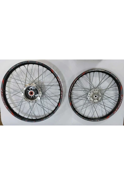 Cg Kuba Falcon Rideit Siyah Ön 17 Diskli Arka 19 Jant Takım - Resim 2