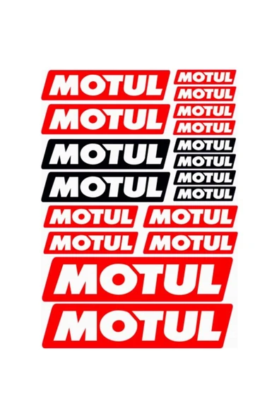 MOTUL YAZISI ETİKET MODEL 3 A4 BOY ürün görseli 1