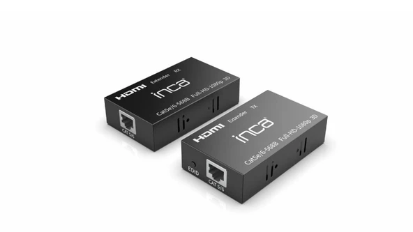 Inca IEX-60 Cat 5E/6 60m FHD 1080P 3D HDMI Extende r ürün görseli