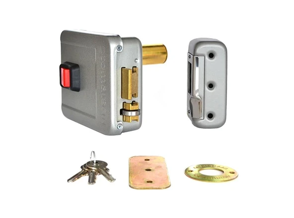 Otomatsan 70mm Nikel Elektrikli Kapı Otomatı