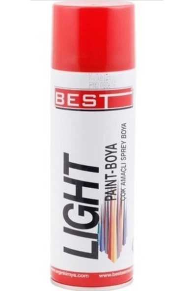 Best Çok Amaçlı Kırmızı Sprey Boya 250 Ml Akrilik Takviyeli Kolay Kullanım Orijinal