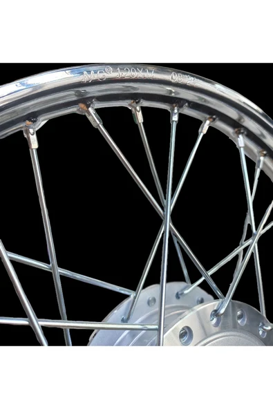 CG 125 MG Ön-Arka Jant Seti, Arka 120-19, Ön 120-17 Kampanalı Tel Jant - Resim 2