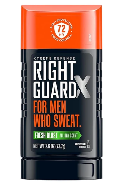 Right Guard Xtreme Defense Fresh Blast Antiperspirant Stick Deodorant 73.7GR
