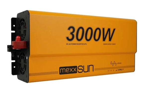 Mexxsun Tam Sinüs Ups (REMOTE EKRAN) 12v 3000w İnverter - 2