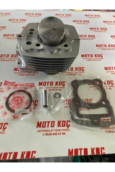 CG 125 13 PERNO 56 MM SİLİNİR PİSTON SEKMAN VE CONTA TALIMI SETİ - Resim 2