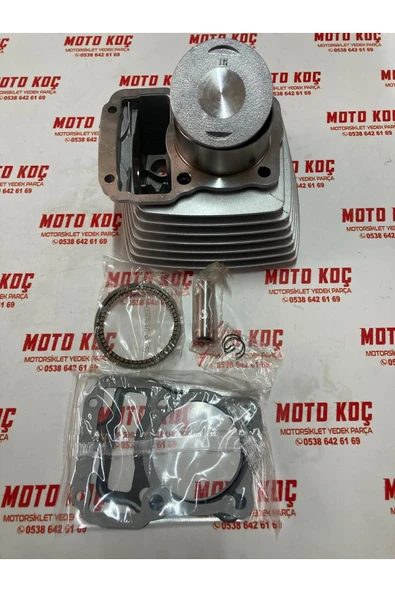 CG 200 15 Perno 65,5mm Piston 82 Boy Silindir Piston Sekman Conta Takımı - Resim 2