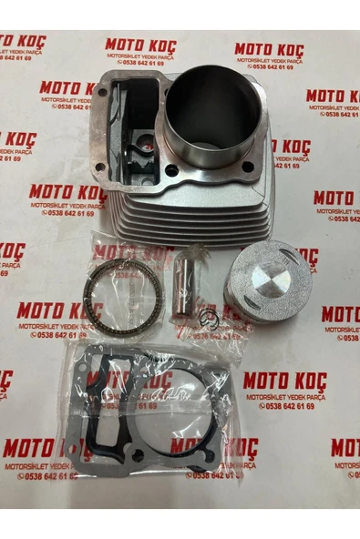 CG 200 15 PERNO 65,5 mm Piston 76 Boy Silindir Piston Sekman Conta Takımı