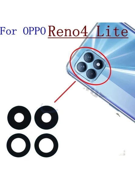 Oppo Reno 4 Lite Arka Kamera Camı Lens Yapışkanlı ürün görseli