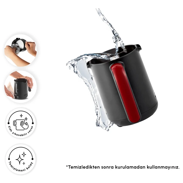 Karaca Hatır Hüp Düet Aroma İkili Türk Kahve Makinesi Imperial Red - 9