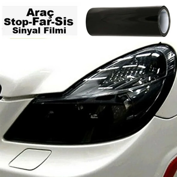 Far Stop Filmi 30 cm x 1 mt Koyu Siyah Dark Black 131002 - 3