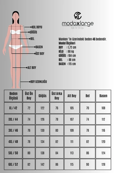 Kadın Büyük Beden Truvakar Kol Lastik Paça Eşofman Takımı 8185-25 - 9