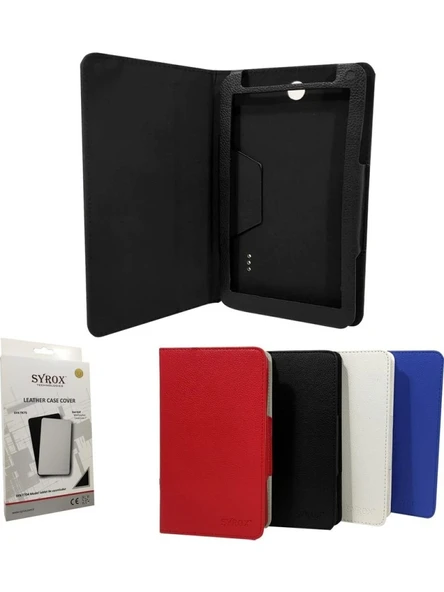 Syrox Deri 7'' Tablet Kılıf T703 - Siyah
