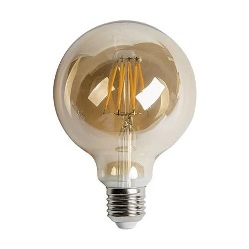 CT-4286 9W rustik Led G95 Glop Ampul E27 Amber Işık aydınlatma lamba - 2