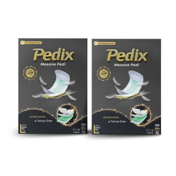 PEDİX Premium Mesane Pedi Unısex Büyük Boy Large (L) 240 Adet