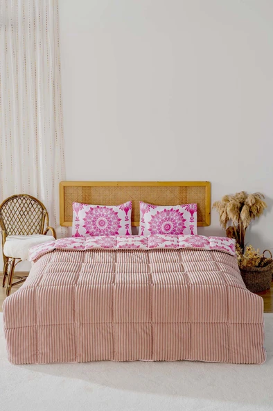 Rivaİstanbul Alaçatı Pudra Tek Kişilik Tresa Uyku Seti - Resim 2