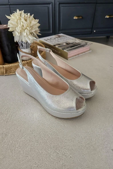 036 3241 Topukla Kadın Dolgu Topuklu Abiye Ayakkabı - 10