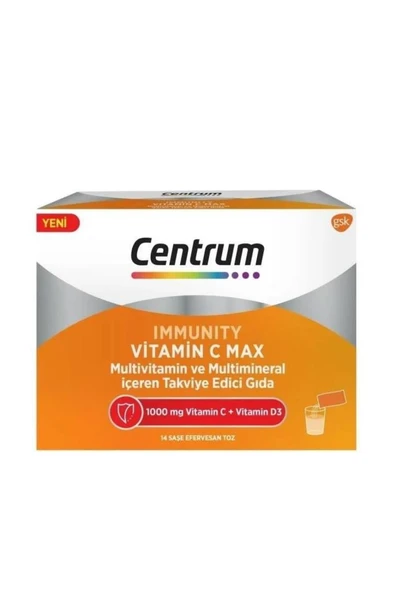 Centrum Immunity Vitamin C Max 14 Saşe SKT:06/26