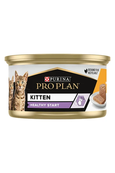 Kitten Tavuklu Yavru Kedi Konservesi 6 Adet 85 gr - 2