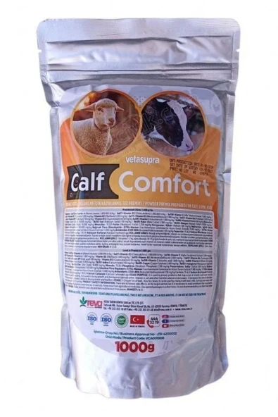 Hs Tarım Vetasupra Calf Comfort Yem Ve Süt Verimi Artırıcı Hayvan Premiks 1 Kg - 3