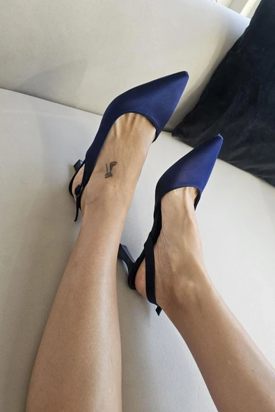 10 1895 Topukla Kadın 6 cm kadeh Topuklu Abiye Ayakkabı - 3