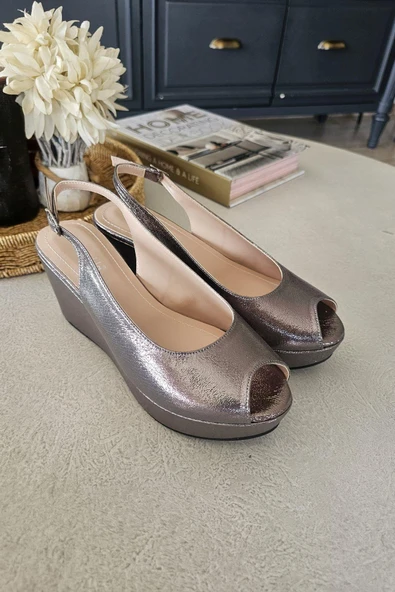 036 3241 Topukla Kadın Dolgu Topuklu Abiye Ayakkabı - 11