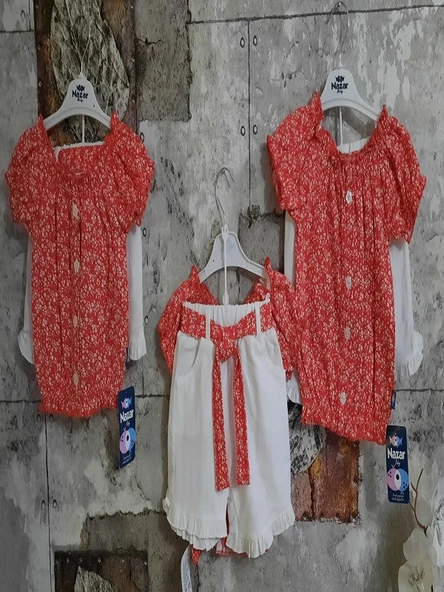 Nazar ÇİÇEK DES RAPORLU İNRLOK KIZ TAKIM - 7