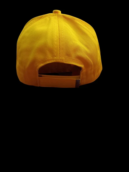 çocuk sarı şapka unisex model 54 cm - 2