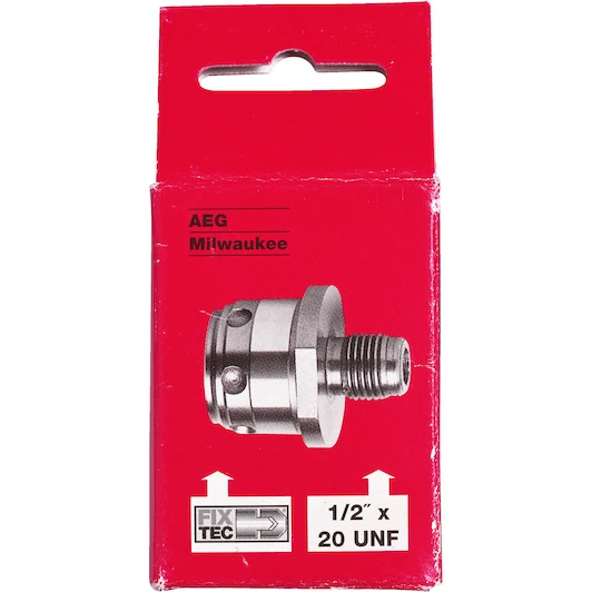 Milwaukee Mandren Adaptörü Fixtec 1/2'' 20 UNF Geçiş 4932371807 - 2
