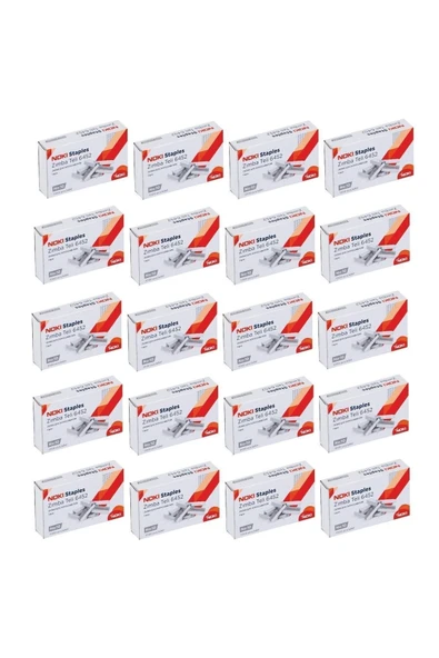 Küçük Beyaz Zımba Teli No:10 1000'li X 20 Paket