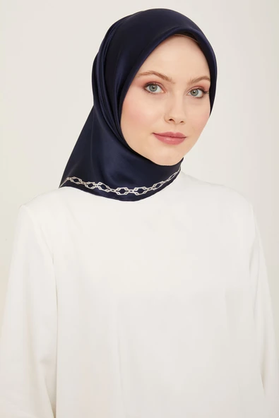 İPEK EŞARP 9154D (SURA)-04 LACİVERT