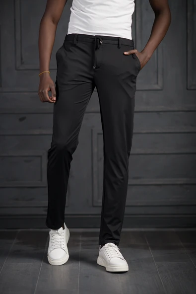 Beli Lastikli Ve İplikli Likralı Yazlık İnce Paraşüt Kumaş Jogger Pantolon