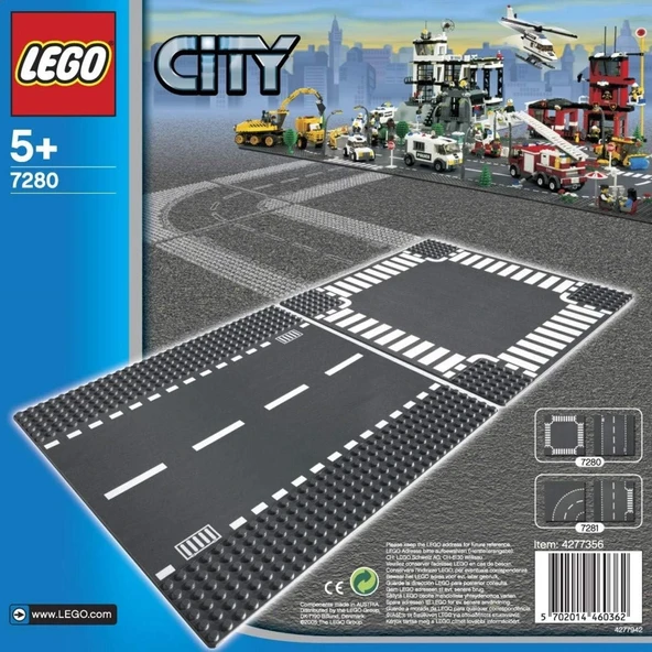 LEGO 7280 City Düz Yol ve Geçit