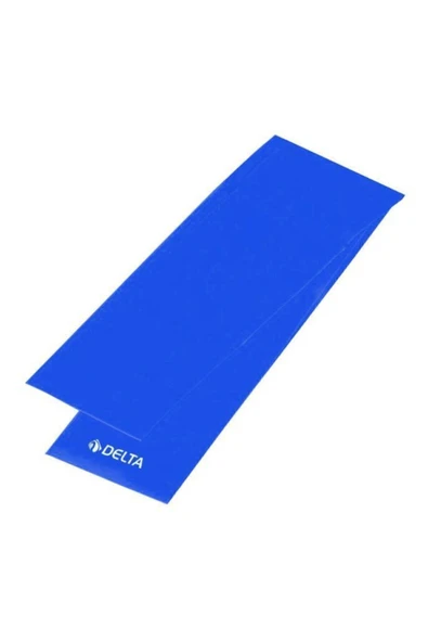Delta Pilates Bandı Orta Sert 120 x 7,5 Cm Egzersiz Direnç Lastiği (Uç Kısmı Açık)