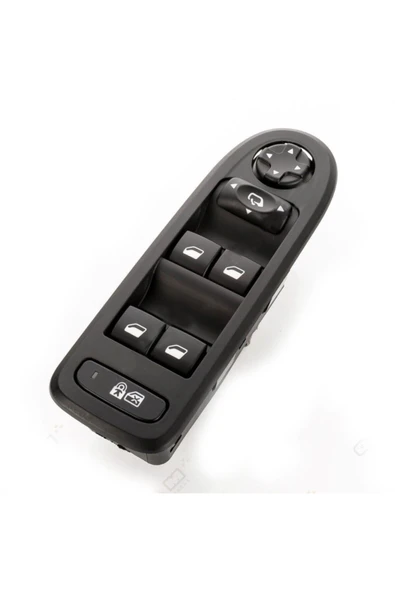 Peugeot 308 Sol Ön Cam Açma Düğmesi Anahtarı 2007-2013 Siyah