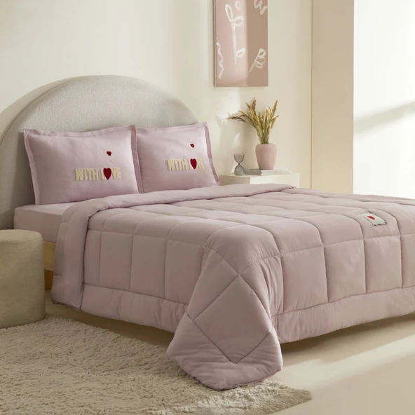 Karaca Home With Love Çift Kişilik Comfort Set Pembe - 2