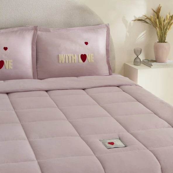 Karaca Home With Love Çift Kişilik Comfort Set Pembe - 4