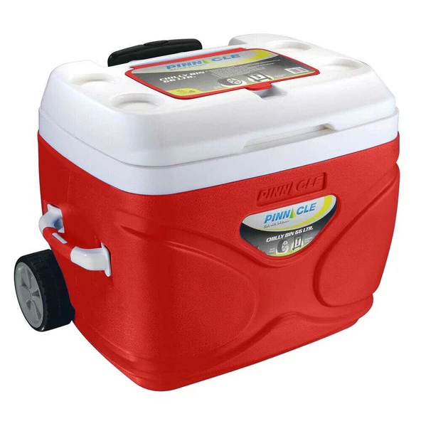 Pinnacle Prudence Tekerlekli Buzluk 66 Litre-kırmızı - 2