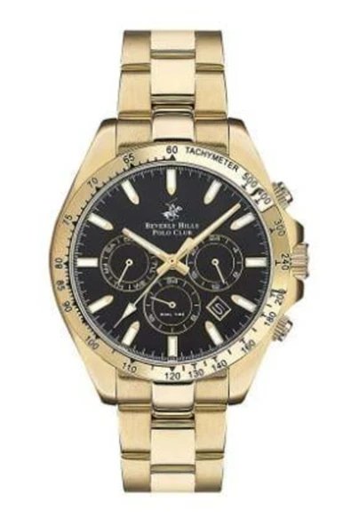 Beverly Hills Polo Club Bp3127x.150 Altın Erkek Kol Saati