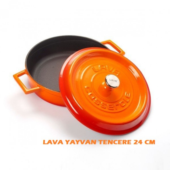 Lava Portakal 5 Parça Döküm Turuncu Tencere Seti - 2