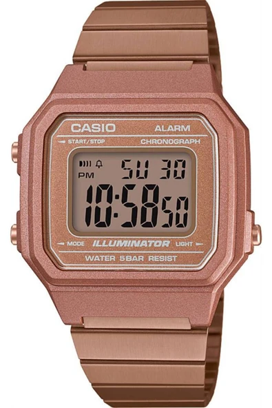 Casio B650wc-5adf Retro Rose Gold Dijital Kol Saati