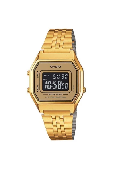 Casio La680wga-9bdf Retro Gold Dijital Kol Saati
