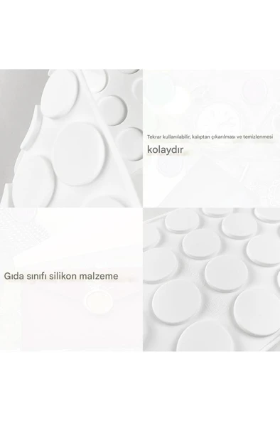 Davetiye Mühür Mumu Silikon Kalıp Sevimli Ayıcık 6 Farklı Model - Resim 12