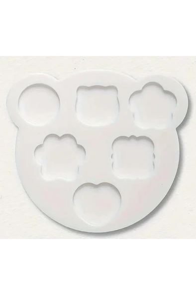 Davetiye Mühür Mumu Silikon Kalıp Sevimli Ayıcık 6 Farklı Model - Resim 9