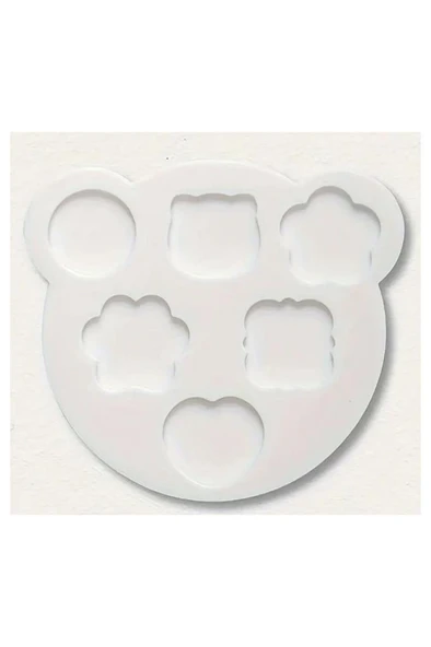 Davetiye Mühür Mumu Silikon Kalıp Sevimli Ayıcık 6 Farklı Model - Resim 8