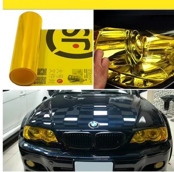 Far Stop Filmi 30 cm x 1 mt Sarı Yellow STD-FS-SR - 3