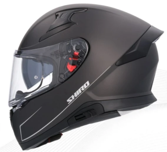 SHIRO KASK FULLFACE KATANA M.C SV (GÖZLÜKLÜ) MAT SİYAH XL 6162