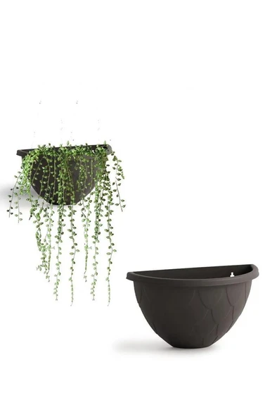 Omnipazar SO-DD01 Dekoratif Damla Duvar Saksı 1.4 Litre No 1 - Resim 2